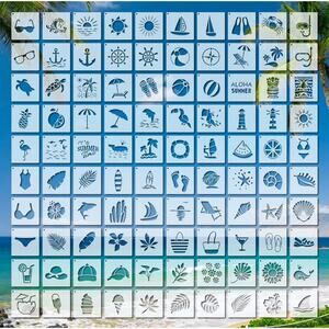 Reusable Eco-Friendly Stencil Set for DIY Crafts - 100+ Creative Designs